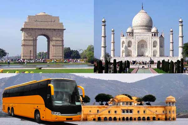 Delhi to agra tour package by volvo bus